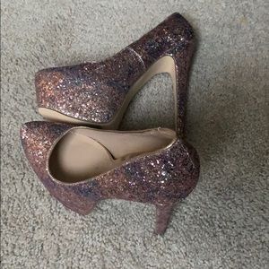 Platform heels. Gently used worn only a few times.